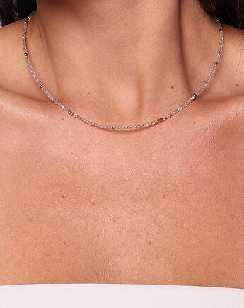 Naszyjnik choker z kamieni naturalnych labradoryt, Bring Biżuteria