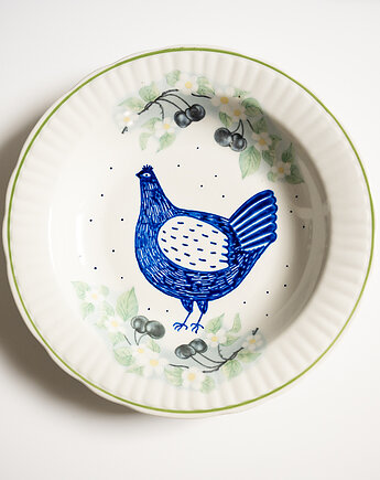 Talerz na ścianę - kura, EMPE artstudio