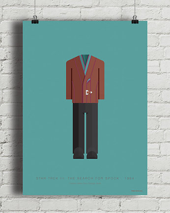 Plakat Star Trek, minimalmill