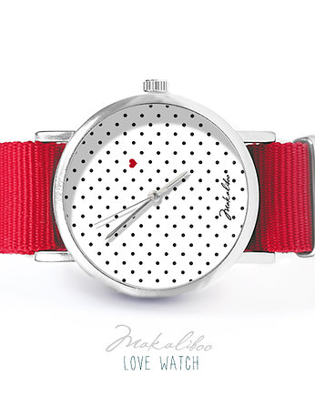 12% OFF  Love Dots - czerwony, Makaliboo