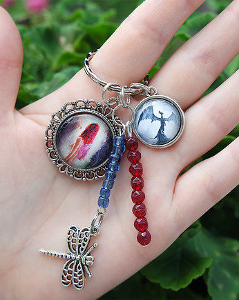 Breloczek - Wróżka, smok, ważka, yenoo