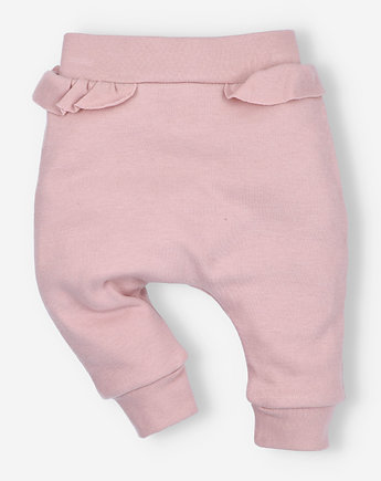 Spodnie niemowlęce MAGIC FLOWERS z bawełny organicznej dla dziewczynki , Nini