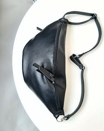 NERKA czarna skóra naturalna, Łagoda