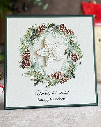Personalizowana kartka na Boże Narodzenie, BN 10B, Anna Art and Crafts
