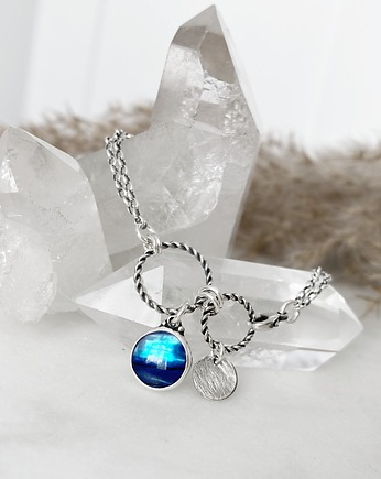 Srebrna bransoletka - Nadmorskie pejzaże, Marisella