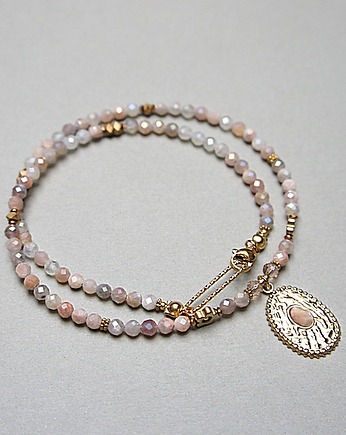 Kamień słoneczny /choker/ vol. 9w - Szlachetna kolekcja, KiKa pracownia