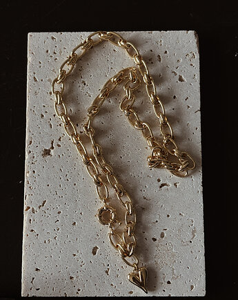 Naszyjnik Heart Chain, Chmolowska Jewellery
