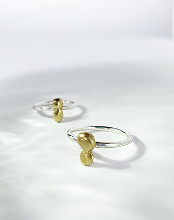 Pierścionek Golden Drop