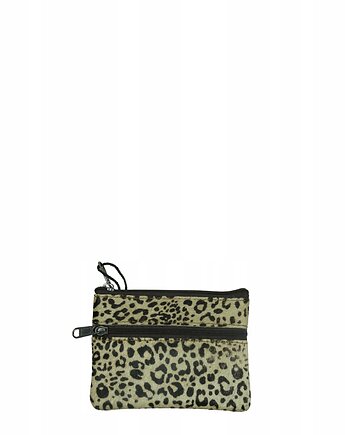 Saszetka skórzana bilonówka skóra naturalna na klucze bilon poręczna OLIVKA, Olivka Warsaw