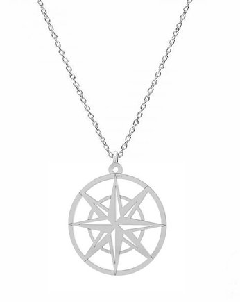 RÓŻA WIATRÓW naszyjnik- srebro, ISSI Jewelry