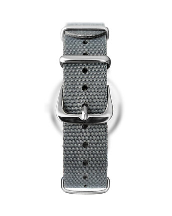Pasek do zegarka - mały, nylonowy, szary, yenoo