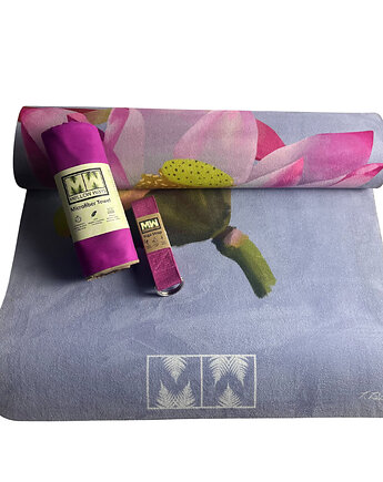 Zestaw do jogi LOTOS  - mata, pasek, ręcznik, Mellow Ways