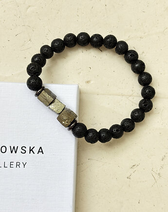 Bransoletka Męska Piryt, Chmolowska Jewellery