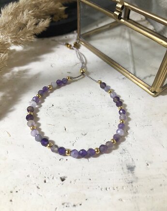 Bransoletka ametyst, hematiti