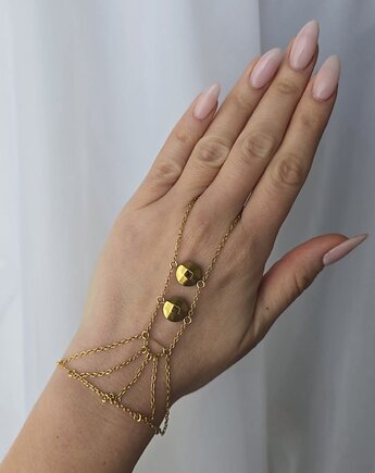 Bransoletka z pierścionkiem Story Chain Stones, AFRODITTE COLLECTION