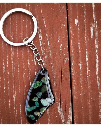 Breloczek z amazonitem, Figa handmade accessories