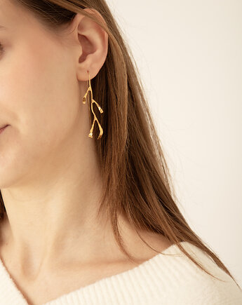 Kolczyki pozłacane SZADŹ No. 1, Kamaryd