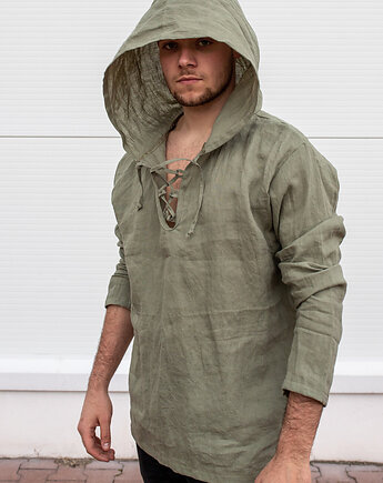 Koszula lniana męska, NavahoClothing