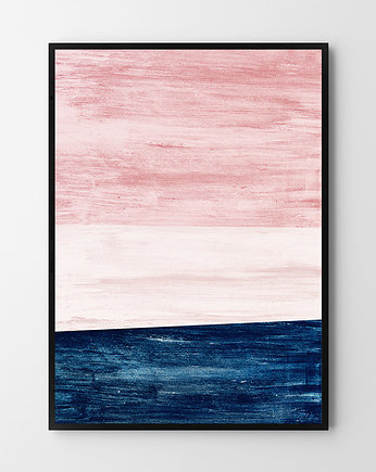 Plakat Różowy horyzont, OSOBY - Prezent dla 3 latka