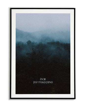 Plakat typograficzny napis skandynawski, Bajkowe Obrazki