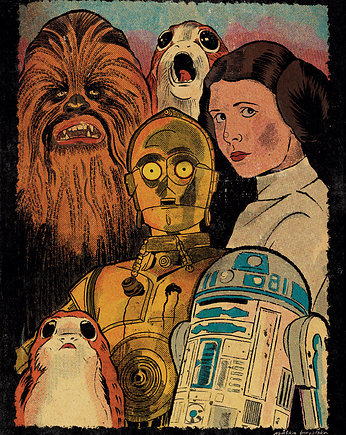 Plakat Star Wars, Natalia Biegalska