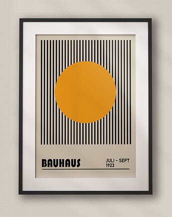 Minimalistyczny plakat - Bauhaus #20 - Do salonu, sypialni, biura, DAPIDOKA