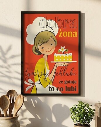 Plakat gospodyni 30x40, polkastudio