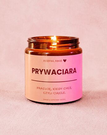 Świeca sojowa PRYWACIARA, SOy