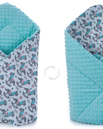 ROŻEK BECIK NIEMOWLĘCY OTULACZ MINKY wzór R016, Baby Love Decor