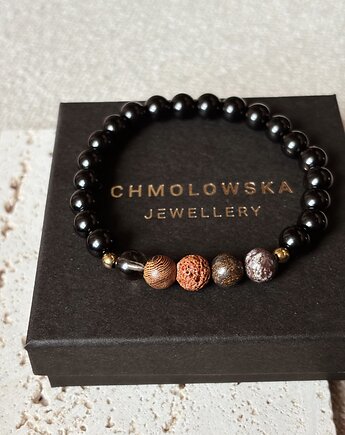 Bransoletka męska zodiak Koziorożec, Chmolowska Jewellery