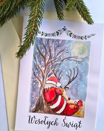 Kartka świąteczna Boże Narodzenie, ajlla