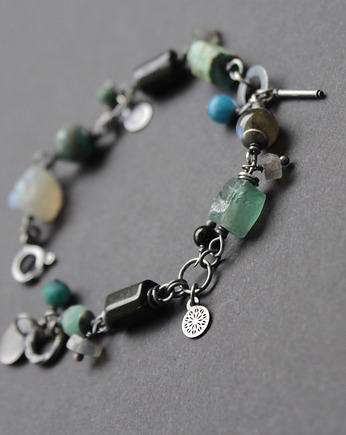 Unikatowa bransoletka - Wielka moc minerałów - Morza i Oceany IVI, fado