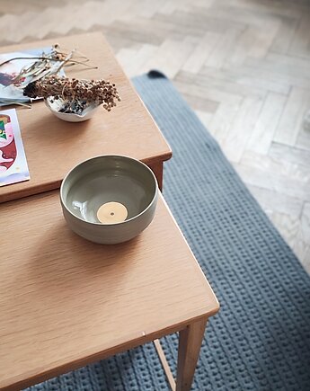 Oliwkowa czarka COLORIZED ze złotem, Mazurek and things