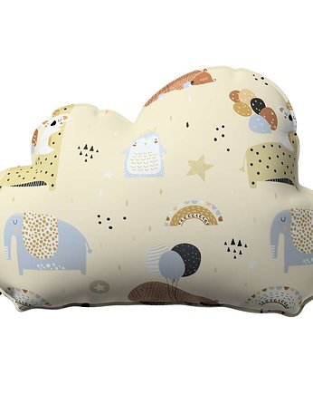 Poduszka Soft Cloud beżowa, Yellow Tipi