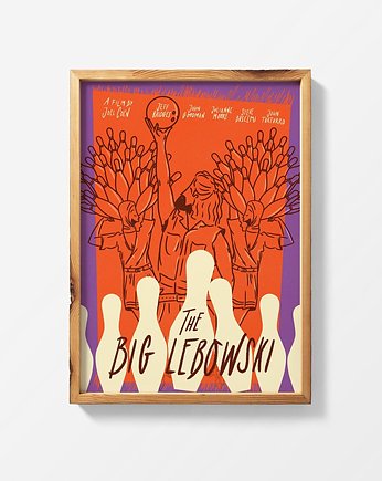 big lebowski x gig poster, Justyna Frąckiewicz