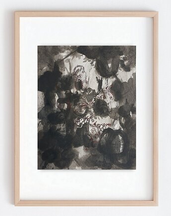 Abstrakcja nr 08 kolekcja Ogród Eden, oryginał, naniby