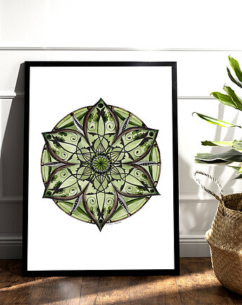 Mandala - 2 zielona, Seylla pracownia