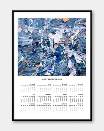 Kalendarz Abstrakcja 2026, Pracownia Och Art