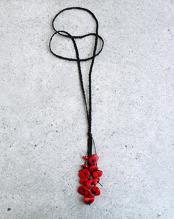 Koral czerwony oryginalny naszyjnik, galeria nuit