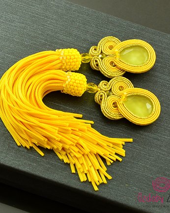 Żółte kolczyki sutasz Yellow Tassels, Ozdoby Ziemi