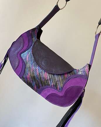 Skórzana torebka handmade z upcyklingu, URCHYNN