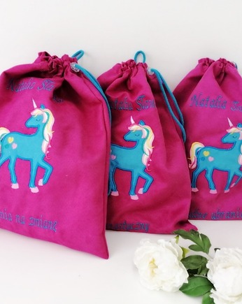 Zestaw worków do przedszkola, woreczki na ubrania do żłobka, Enitka Sweet Baby Room