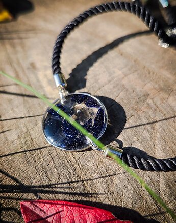 Bransoletka na sznurku z kamieniami, Figa handmade accessories