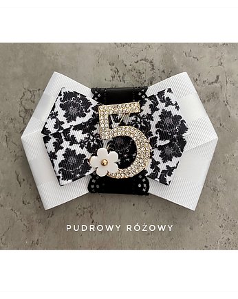 Brosza w hołdzie Coco nr 5 NEW Ikona Stylu, Pudrowy Różowy