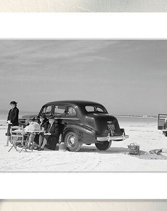 Fotografia z passe-partout: Piknik nad morzem, Galeria LueLue