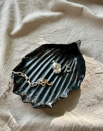 Ceramiczna muszla na biżuterię, Makatka Polka Ceramiczna