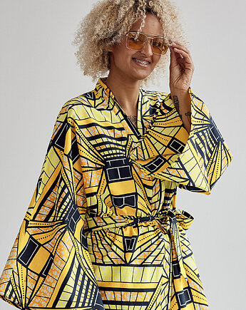 Kimono żółto-czarne Sunny Warrior, Pintera