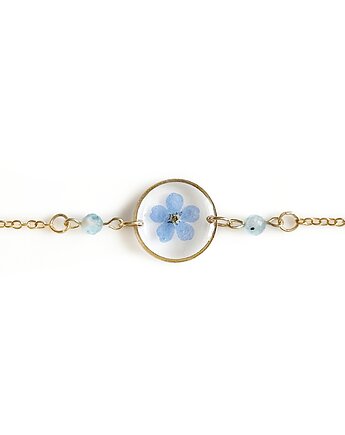 Bransoletka z kwiatami w żywicy, Colie