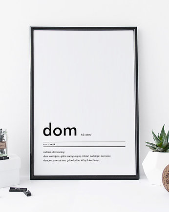 Plakat - Dom , lemonducky