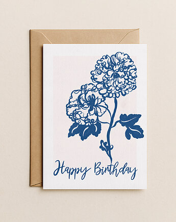 Kartka urodzinowa - Happy birthday, Mint In Paper